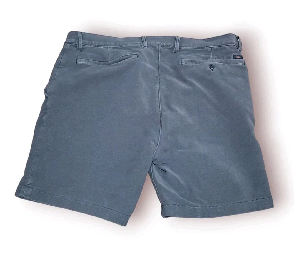 Faherty Shorts Mens 36 Gray All Day Chino Stretch